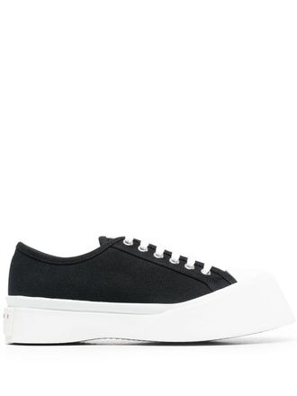 Marni Pablo low-top sneakers - women - Cotton/Leather/Rubber - 36 - Black