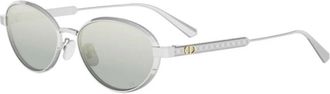 Dior Cannage R1U Zonnebril - unisex - Zonnebrillen - Grijs - 53 MM - Accessoires