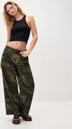 Twik Womens Ultra-wide-leg boyfriend jean Rave fit