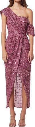 Elliatt Esther Midi Dress In Plum
