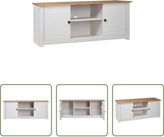 vidaXL Armadio tv - Mobile TV 120x40x50 cm in Legno Massello di Pino Panama Range