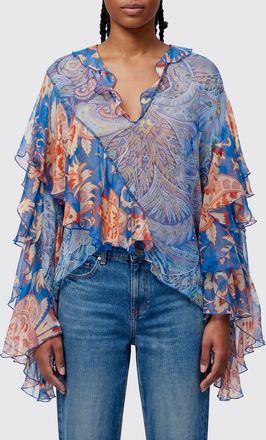 Etro Blusa di seta stampata