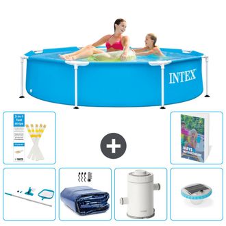 Intex Piscina Con Estructura Redonda - 244x51 Cm - 7-piezas S131