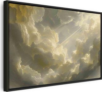 Artgeist Lienzo Decorativo Artgeist Marco Madera Negro 120x80 Cm