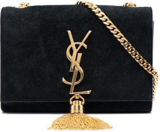 Saint Laurent Pre-owned Kate Schoudertas - Dames - Vintage Schoudertas - Zwart - ONE Size - Leer - Vintage