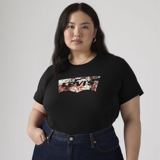 Levi's Perfect Tee (Plus Size) - Womens - 1X - Black
