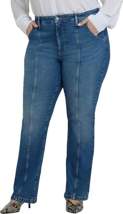 NYDJ Plus Billie High-Rise Romantic Indigo Bootcut Jean
