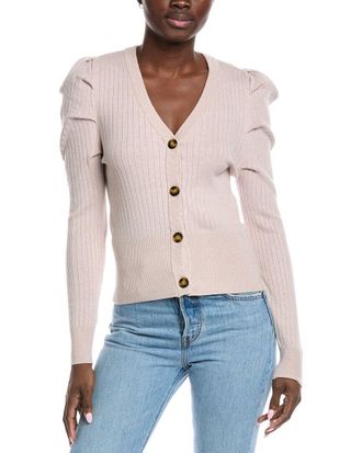 Raffi Pleated Shoulder Cardigan