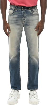 Diesel Blue Regular Mid Rise Jeans