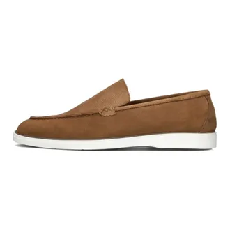 Mazzeltov Schoenen, Heren, Bruin, 44 EU, Leer, Klassieke Cognac Loafers