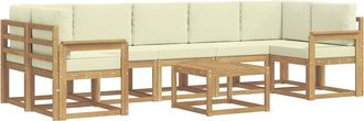 vidaXL Conjunto De Sof&aacute;s De Exterior 6 Uds. Vidaxl