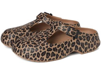 Crocs Classic Mary Jane Clogs, Mary Janes for Women Slippers Sepia/Leopard : Mens 6 - Womens 8 Medium, EVA