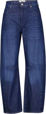 M.A.C Dakota Loose-fit Jeans - Dames - Loose Fit Jeans - Blauw - M - Katoen - Jeans