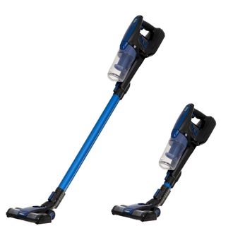 Adler Europe Ad 7043 Aspiradora Escoba Y Mano, Sin Cable Potente, Bater&iacute;a 2200 Mah, Cicl&oacute;nica, Autonom&iacute;a 28 Min. Azul