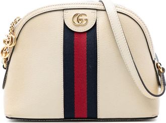 Gucci Pre-owned Gucci Small Calfskin Ophidia Dome Crossbody 719881 520981