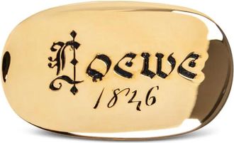 Loewe Anello con logo inciso - Oro