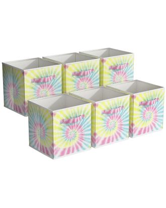 Sorbus 11In Fabric Storage Cubes - Pack Of 6
