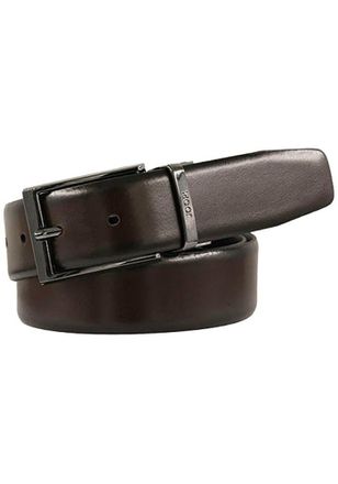 Joop Wendeg&uuml;rtel JOOP, Herren, Gr. 11,5, schwarz, schwarz braun, Rindsleder, G&uuml;rtel Wendeg&uuml;rtel, aus seidenglattem Rindsleder, zum wenden, zweifarbig, 3,5 