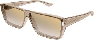 Saint Laurent SL 757 003 Mens Sunglasses Yellow Size 64 - Free RX Lenses - Free RX Lenses
