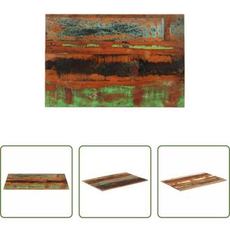 vidaXL vidaXL Legno di recupero - Piano Tavolo Rettangolare 60x90 cm 15-16 mm Legno di Recupero