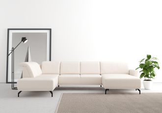 Sit&more Wohnlandschaft »Bailando U-Form« wahlweise mit Kopfteilverstellung und Vorziehsitz, motorisch