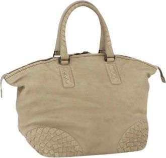 Bottega Veneta Pre-owned Handbags, female, Beige, Size: ONE SIZE Pre-owned Vintage Hand Bag
