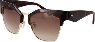 Police Vierkante Plastic Zonnebril - Dames - Zonnebrillen - Bruin - ONE Size - Accessoires