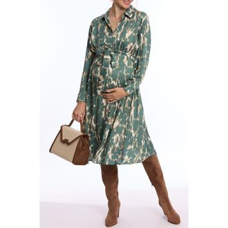 Cache Coeur Rym maternity and nursing shirt dress in Multicolor at Nordstrom, Size Xx-Large