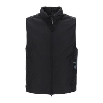 C.P. Company Vests, male, Black, Size: M Stylish Vest