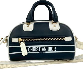 Dior Pre-owned Dior Micro Leather Vibe Zip Bowling Bag Ladies VNEOVKDO85XYXIZ4