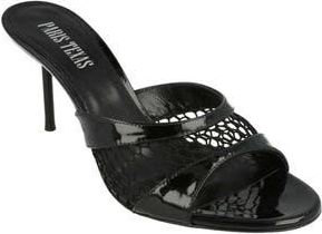 PARIS TEXAS Lidia Slide Sandal in Black at Nordstrom Rack, Size 7.5Us / 37.5Eu
