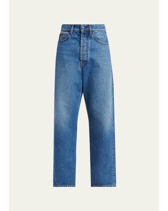 Moncler Mens Washed Cotton Jeans