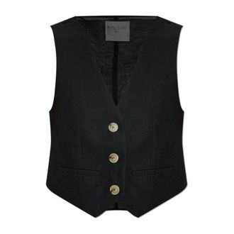 Forte_Forte Vests, female, Black, Size: XS Vest with Pockets