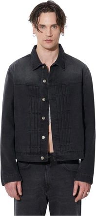 424 Denim Jassen - Heren - Spijkerjassen - Zwart - L - Denim - Jassen