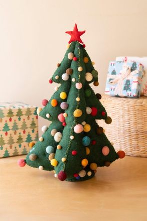 Kalalou Large Felt Christmas Tree