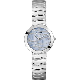 Guess Laguna Bracelet Watch, 30mm in Silver at Nordstrom