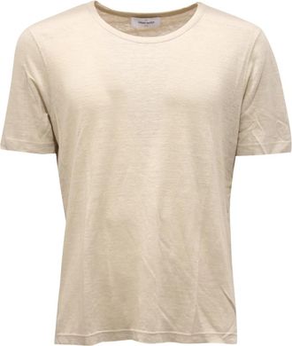 Gran Sasso Linnen Overhemd - Heren - T-shirts - Beige - S - Linnen - Tops
