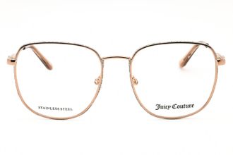 Juicy Couture JU261G Round Metal Frame Eyeglasses - Gold