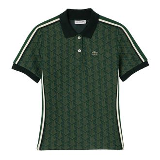 Lacoste Dames Monogram Slim Poloshirt (Groen)
