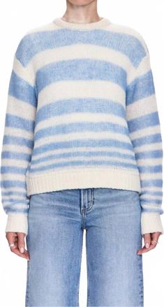 Pistola Denim Moa Stripe Sweater In Blue Gradient