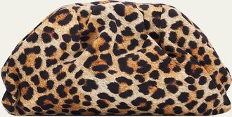 Loeffler Randall Bailey Leopard-Print Jersey Clutch Bag