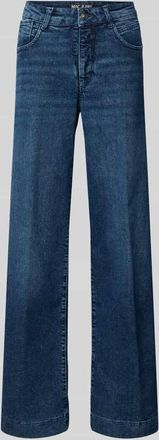 M.A.C Wide Fit Jeans mit Viskose-Anteil Modell Palazzo in Blau, Größe 32/30