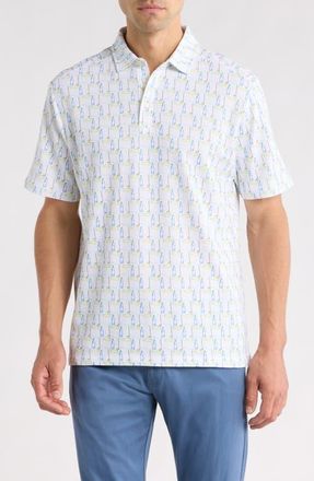 Tommy Bahama Emfielder Caddys & Cocktails IslandZone Polo in White at Nordstrom, Size Xxx-Large