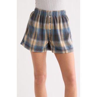 Free People Sunday Morning Lounge Shorts in Soft Blue at Nordstrom Rack, Size X-Small