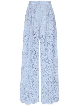 Dolce & Gabbana Pantaloni DNA a gamba ampia - Blu