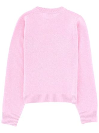 Ganni Wool Jersey Sweater - Pink