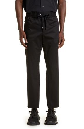Dolce & Gabbana Stretch Cotton Joggers in Black at Nordstrom, Size 34 Us