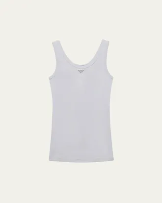 Prada Cotton Jersey Tank Top