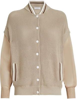 Brunello Cucinelli Cotton cardigan in Beige at Nordstrom, Size Xx-Small Eu