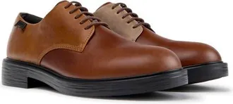 Camper Dean Twins Plain Toe Derby in Medium Brown at Nordstrom, Size 41